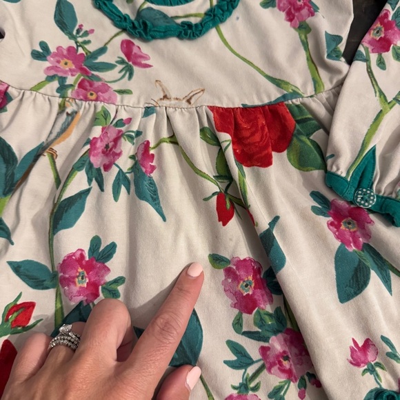 Matilda Jane Make Believe Woodland Wonders Dress Girls Size 4 Retired Floral - Picture 7 of 7